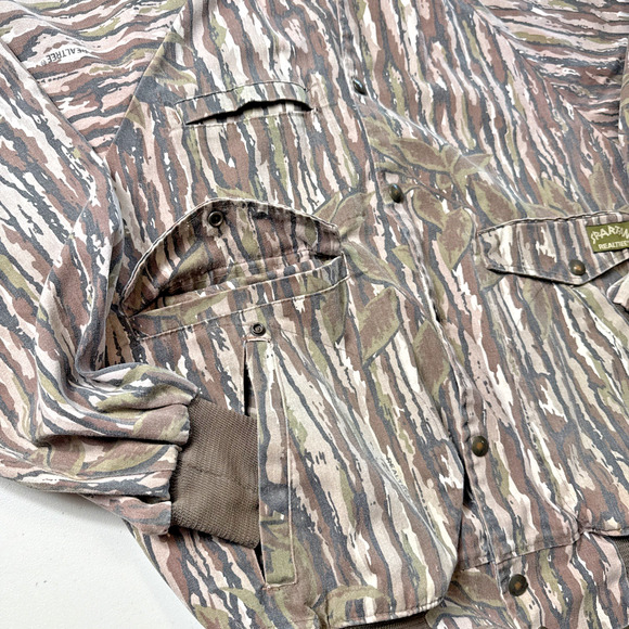Vintage Realtree Spartan Camo Jacket Men's Size M Hunting Brown Green Camouflage - Picture 4 of 12